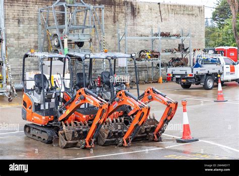 mini diggers for hire sydney